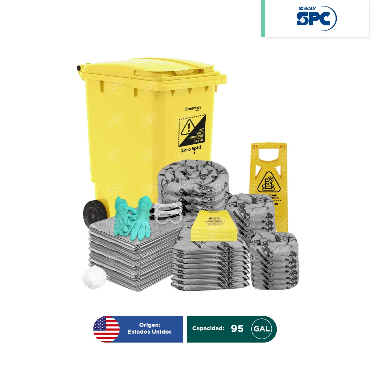 kit antiderrames movil 95 gal universal spc 001