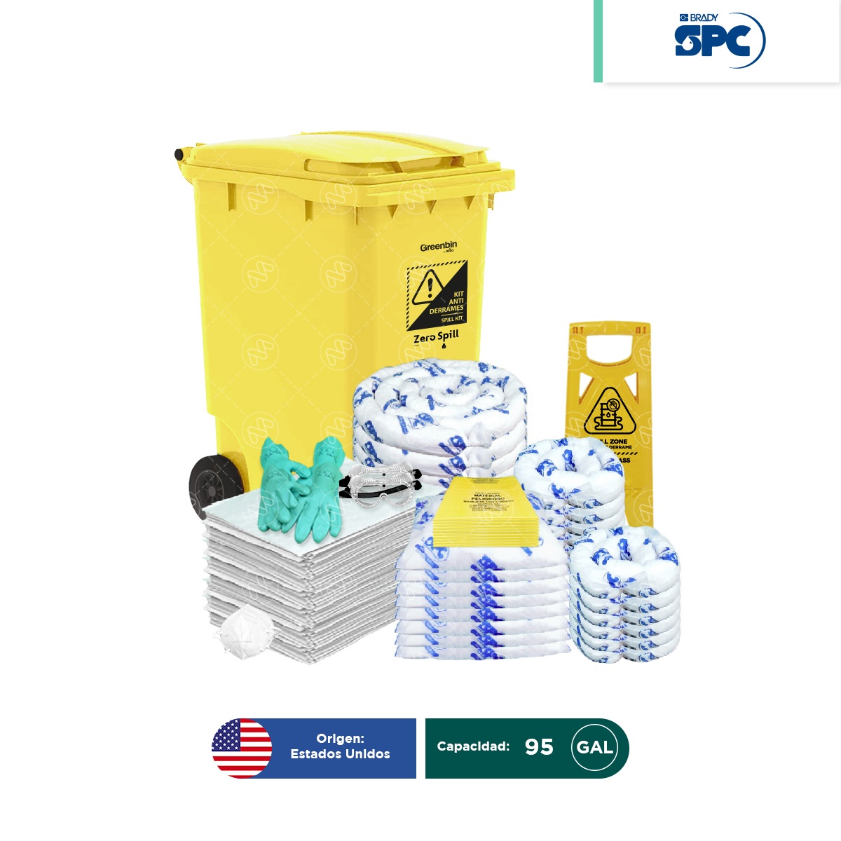 kit antiderrames movil aceite 95 gal spc 001