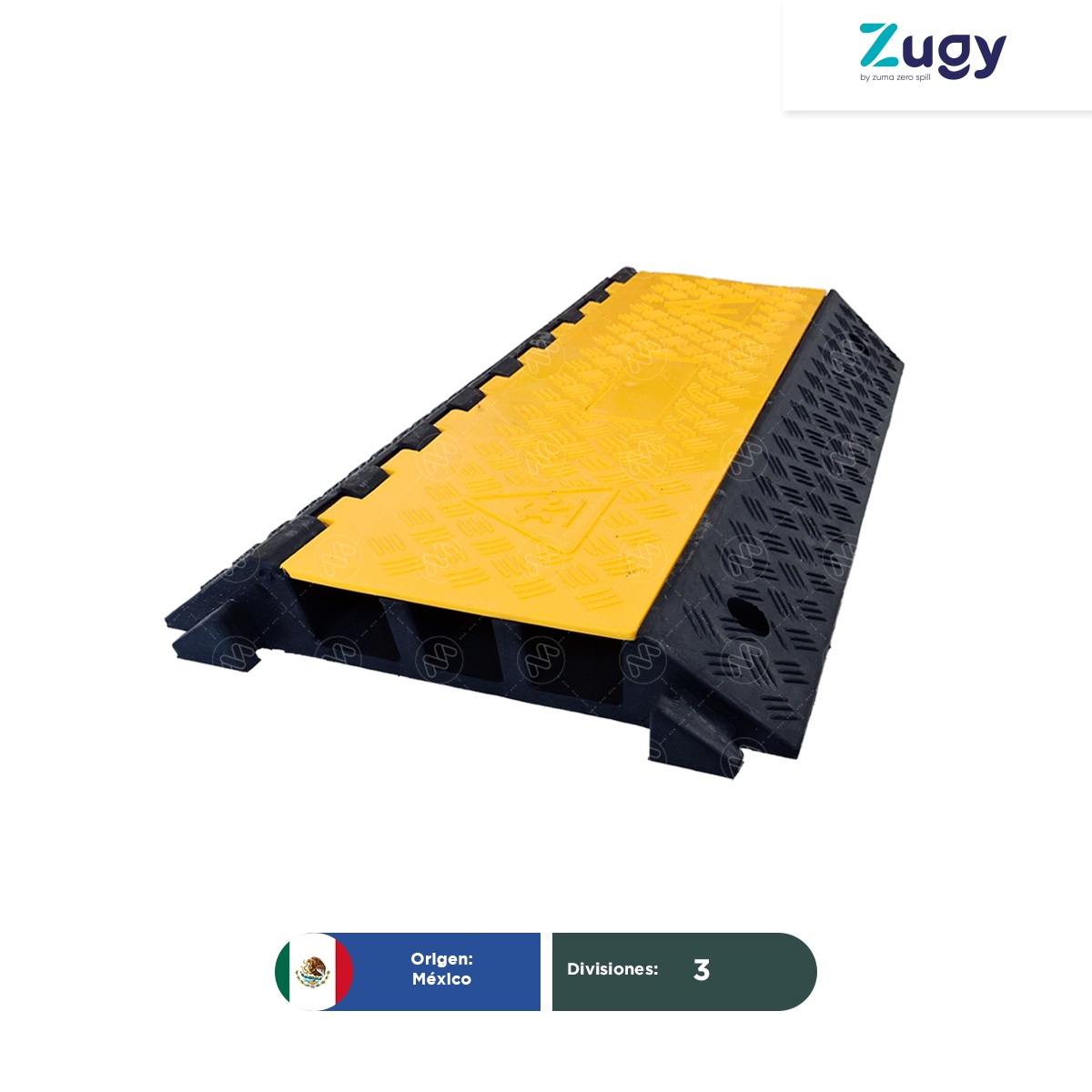 protector para cables 3 canales zugy 001